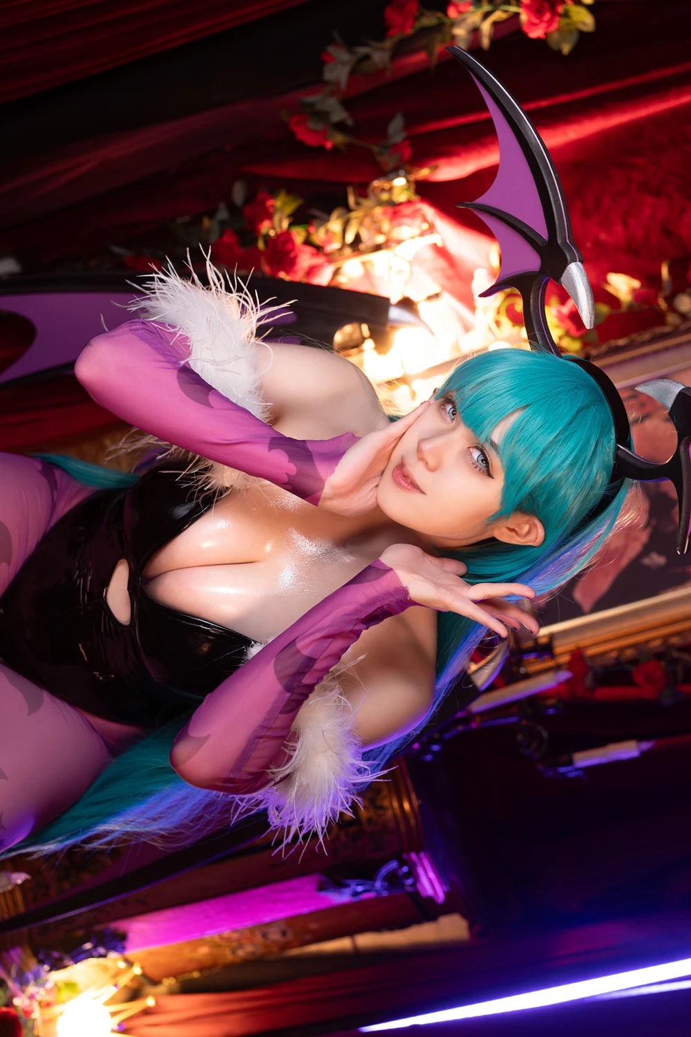 Cosplay Hatori Sama – Morrigan Darkstalkers - P21