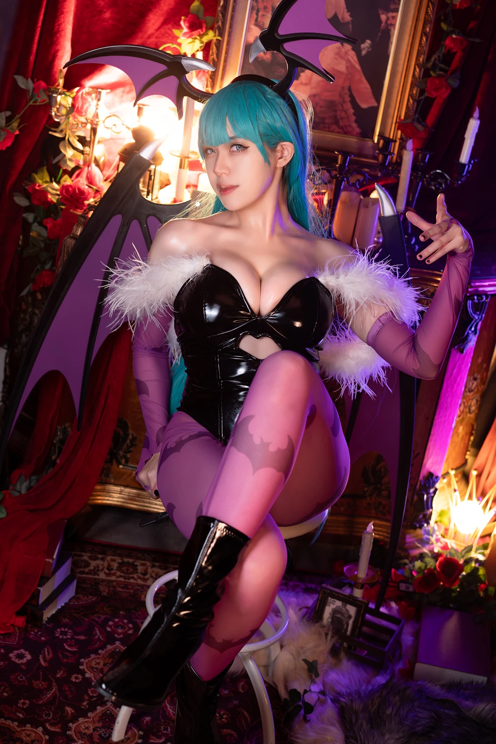 Cosplay Hatori Sama – Morrigan Darkstalkers - P23