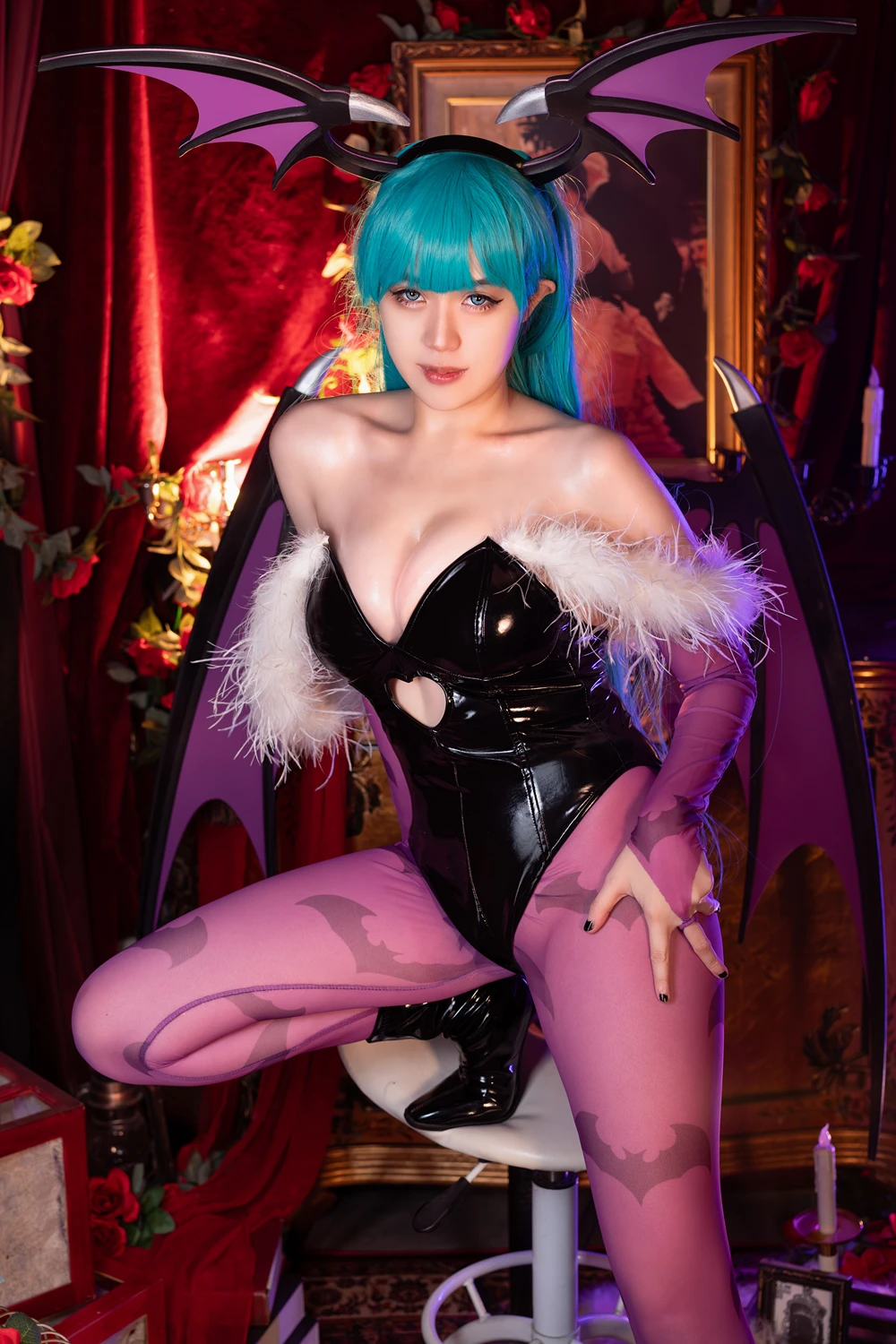 Cosplay Hatori Sama – Morrigan Darkstalkers - P24