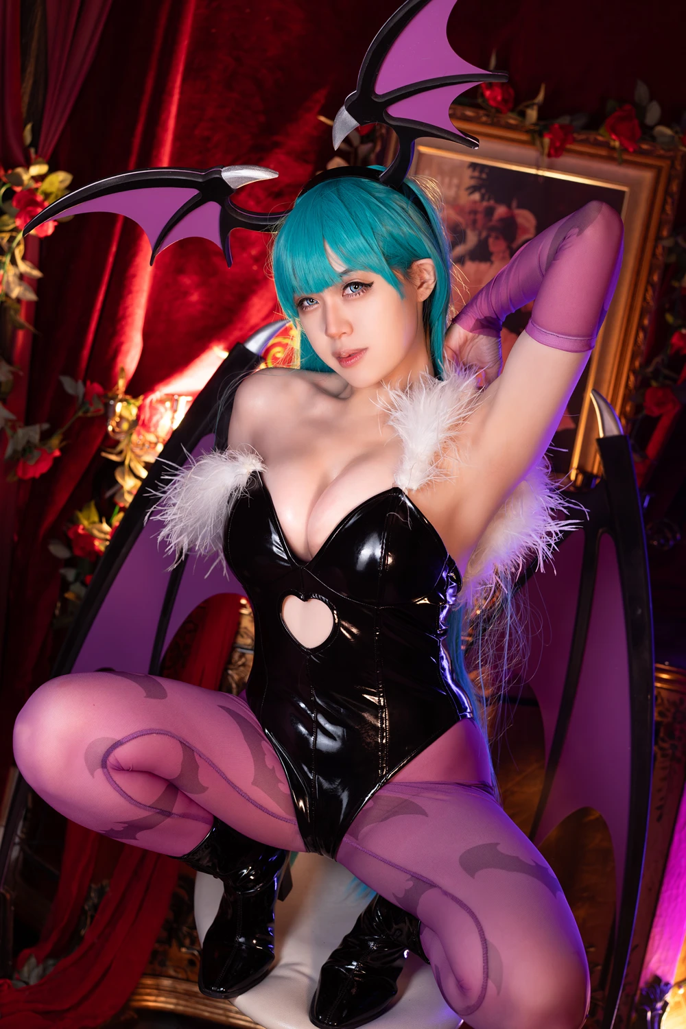 Cosplay Hatori Sama – Morrigan Darkstalkers - P27