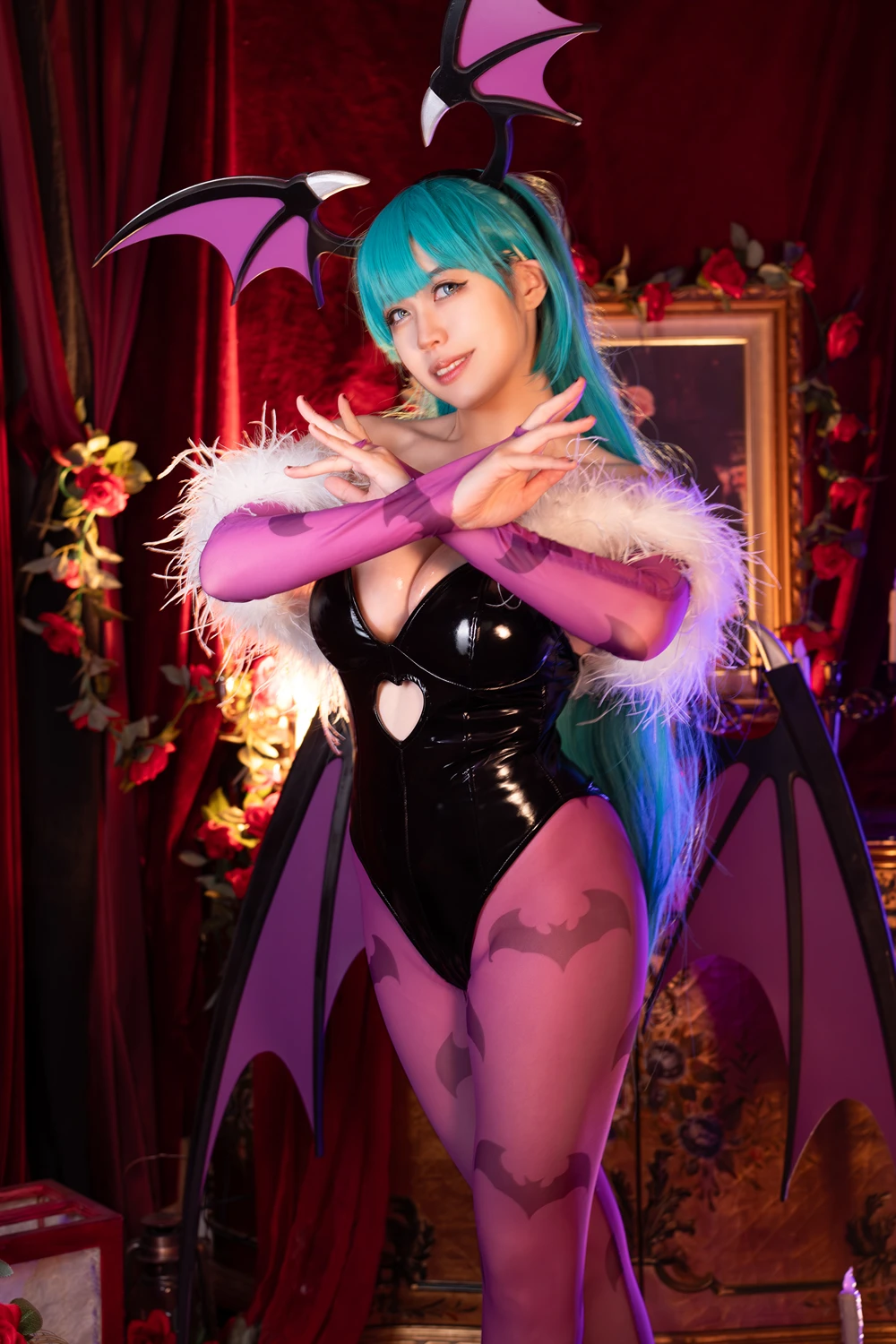 Cosplay Hatori Sama – Morrigan Darkstalkers - P2