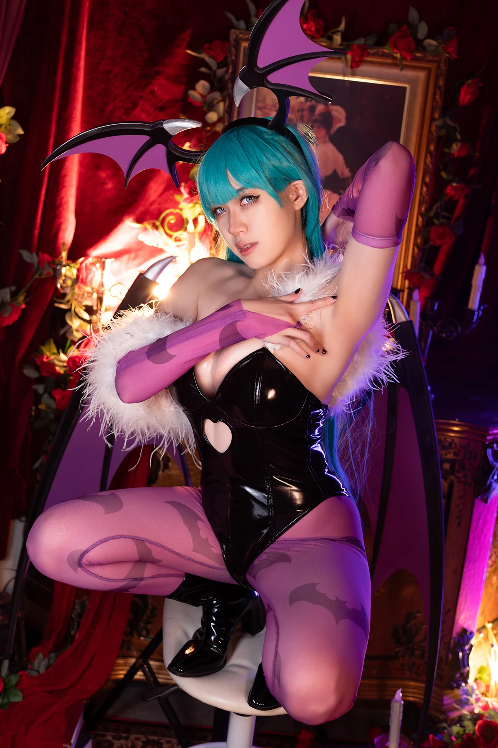 Cosplay Hatori Sama – Morrigan Darkstalkers - P30