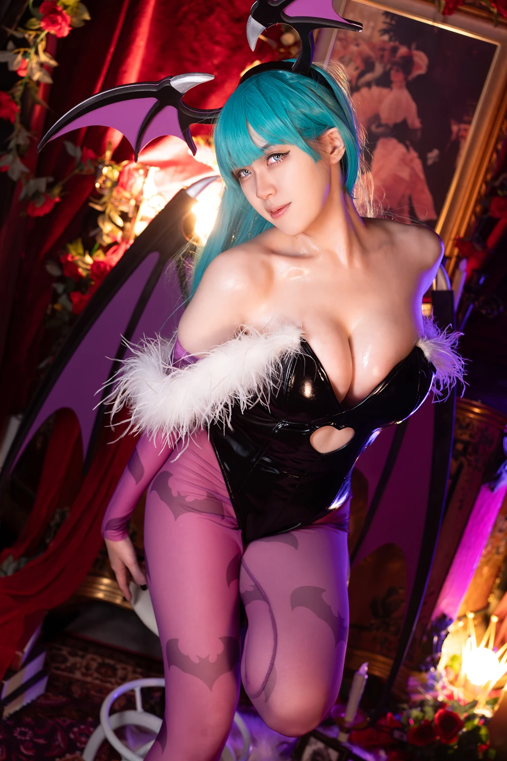 Cosplay Hatori Sama – Morrigan Darkstalkers - P32
