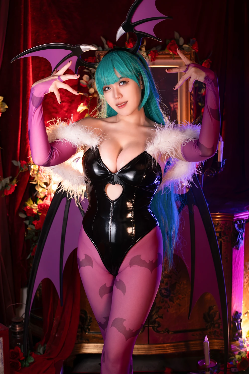 Cosplay Hatori Sama – Morrigan Darkstalkers - P5
