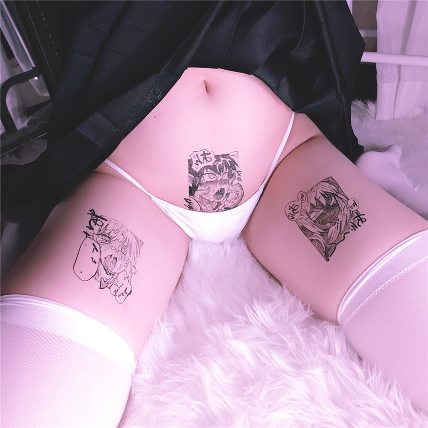 福利姬-甜甜醬 刺青辣妹大尺度自拍照外流 Tattoo Girl