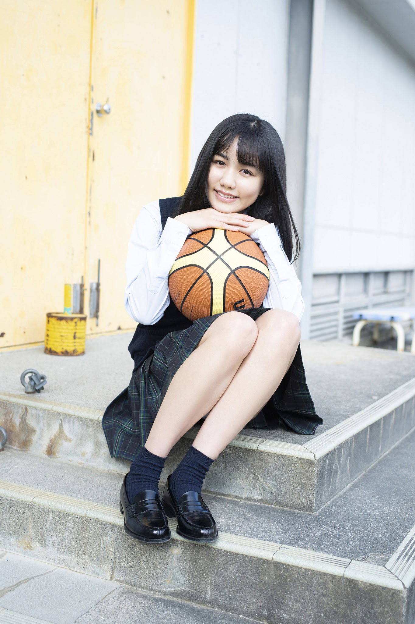 Mao Goto 後藤真桜, ヤンマガWeb 後藤真桜inスクールガール 青山裕企が撮るミスマガ Set.02