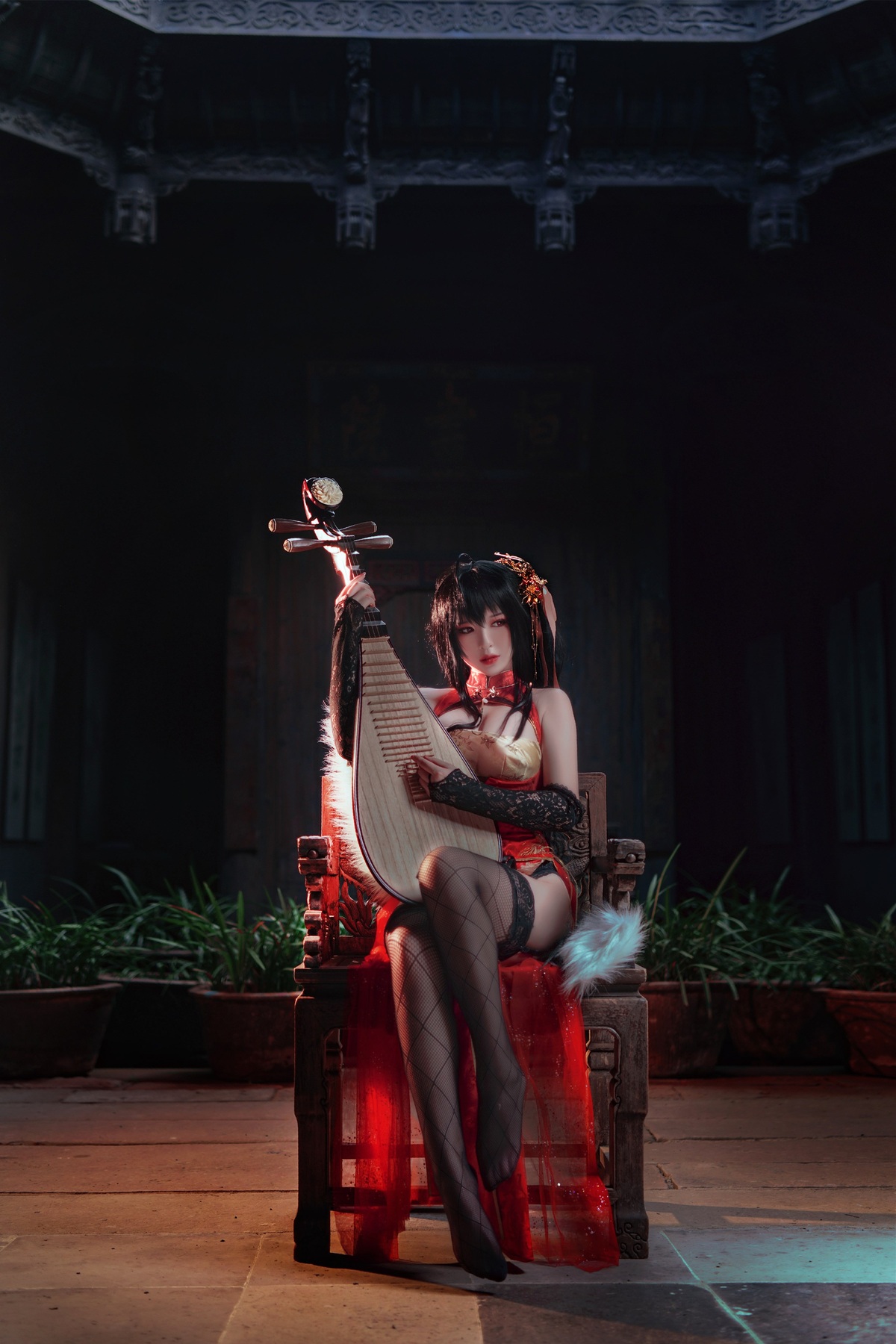 [半半子] 大凤旗袍