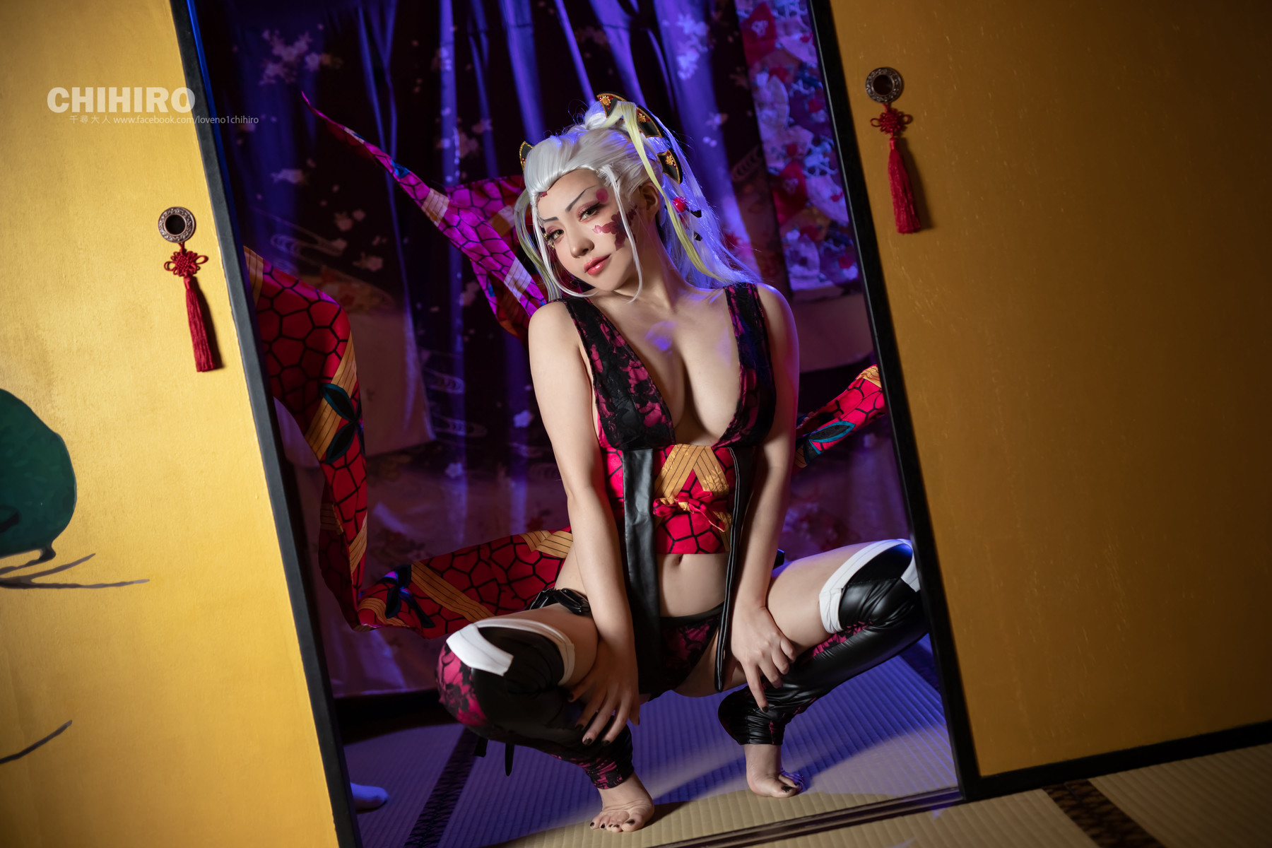 千尋_Chihiro Chang Cosplay 堕姫 Daki – Demon Slayer