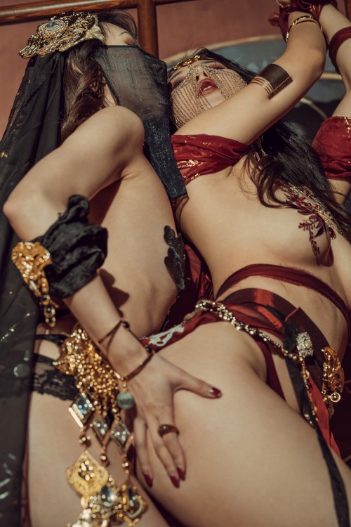 Cosplay 云溪溪 奶桃-双人古风